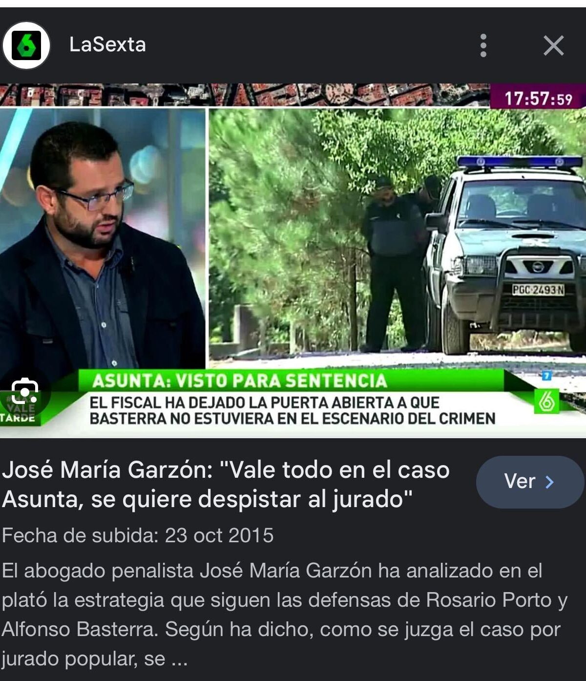 JOSE MARIA GARZON EN LA SEXTA